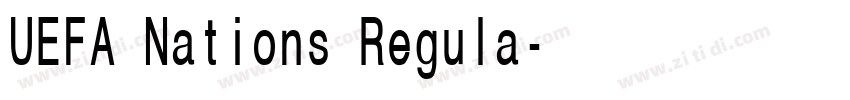 UEFA Nations Regula字体转换 UEFA Nations Regula字体转换
